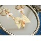 Hoshibako Works Drink Me Bow Flower Necklace(Leftovers/7 Colours/Full Payment Without Shipping)